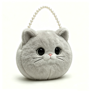 customized Novelty <b>cat</b>-shaped purse,Cute gift for <b>cat</b> lovers,Women’s cute plush handbag,Girls’ small <b>cat</b> tote bag - Product Image 2
