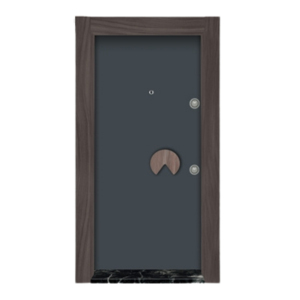 Puerta de Seguridad Moderna de Acero Inoxidable y Madera, Contra Incendios, Comercial, Exterior, Manual, Acabado en Plástico y Acero para Almacén - Product Image 3