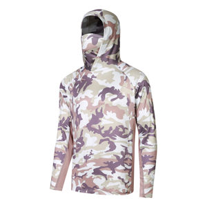 Sudadera con Capucha de Pesca Sublimada Transpirable con Estampado, de Poliéster y Felpa, con Máscara, Unisex, de Secado Rápido, Manga Larga, UPF 50 - Product Image 4