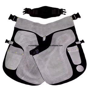 Logotipo personalizado cuero herrador CHAPS lona Buck cuero occidental vaquero herramientas logotipo personalizado diseño ecuestre equipo de caballo - Product Image 4