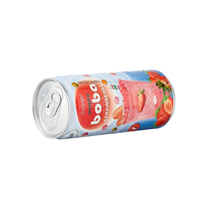 Bebida de Té de Burbujas con Sabor a Fresa, 320 ml, Baja en Azúcar y Grasa, Marca Blanca OEM, Refrescos - Product Image 2