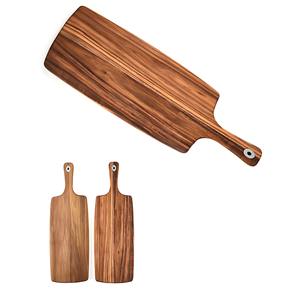 Planche à découper et à servir rectangulaire en bois d'acacia avec poignée, épaisseur 1,5 cm, passe au lave-vaisselle - Product Image 4