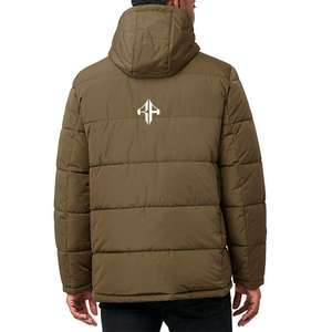 New Faction SHINY PUFFER JACKET - <b>Purple</b> Quilted <b>Mens</b> Down Jacket Winter Custom Logo Puffy Winter Down Jacket by ATLANTIC - Product Image 2