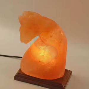 Prix de gros Lampe à sel en forme de cheval Lampe à sel pur de l'Himalaya à 100% ° Lampe à sel en forme de cheval à arrivée chaude - Product Image 3