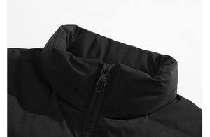 Chaleco de invierno informal con relleno de fibra de poliéster antibacteriano respetuoso con el medio ambiente transpirable con bolsillo frontal para hombres y mujeres adultos - Product Image 6