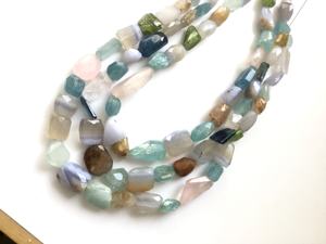 Pierres précieuses naturelles assorties, facettées, naturelles, pour la fabrication de bijoux fins, collier de pierres précieuses - Product Image 5