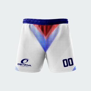 Custom Design Your Own Colour <b>Rugby</b> Shorts men and <b>Women</b> Footy Shorts With Pockets Sublimation Print - Product Image 4