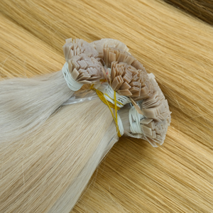 Extensiones de Cabello Natural Vietnamita 100% Virgen de Alta Calidad con Punta Plana de Queratina en Color Rubio - Product Image 4