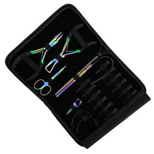 Kit d'outils durables de pinces d'extension de cheveux en acier inoxydable Kit d'outils d'extension de cheveux de pinces multicolores - Product Image 2