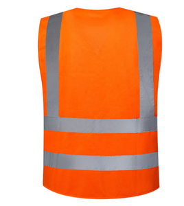 Gilet de sécurité pour les travailleurs et le personnel Matériau haute visibilité avec ajustement confortable à bas prix en gros en vrac - Product Image 2