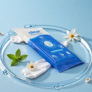 Lingettes antibactériennes Uniquality, 30 feuilles, format voyage, pour le nettoyage en déplacement - Product Image 3