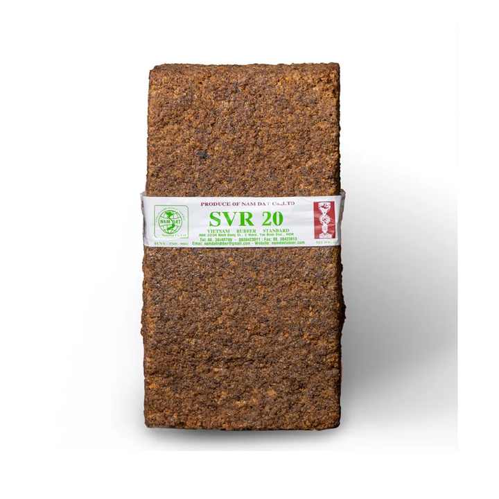 Best Selling Natural Rubber Raw Materials TSR 20 SVR 20 33.33 Kg/Bale Brown Rubber for Making Tires, Soles Shoes, Belts