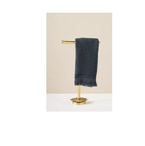 Toallero de latón contemporáneo diseñado para espacios de baño urbanos elegantes, moderno, duradero, resistente, independiente y de primera calidad. - Product Image 1