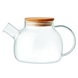 Tetera de Vidrio Soda-Lima de 850 ml y 35.5 cm, Munnar China, Materiales Naturales - Product Image 1