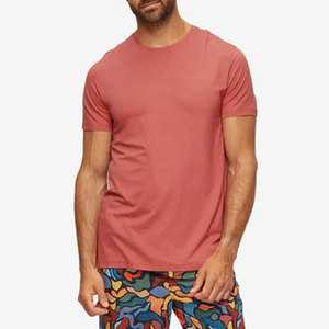 Basel Micro Modal Stretch Brown Unisex Tri-blend Camisetas Unisex Fine Jersey Camiseta Marca personalizada - Product Image 2