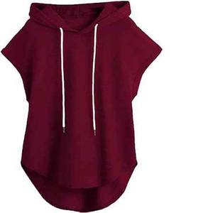 Factory Wholesale Custom <b>Mens</b> Sports Running Slim Fit <b>Sleeveless</b> <b>Hoodies</b> Plus Size <b>Men's</b> <b>Hoodies</b> Sweatshirts - Product Image 3