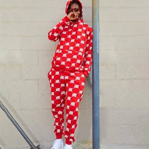 Venta al por mayor chándales hombres personalizado Puff estampado Sudadera con capucha 300gsm peso pesado lavado Sudadera con capucha ropa de diseñador para ropa de hombre - Product Image 6