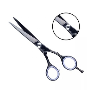 ZACHARY INDUSTRIES-Juego de tijeras de barbero de diseño personalizado, tijeras de tornillo negro frío, instrumentos de belleza, gran oferta - Product Image 1