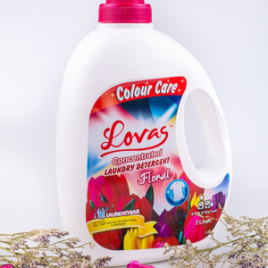 Lovas Concentrated Laundry Detergent 2 Litres Floral Scent Colour Care <b>Top</b> <b>Load</b> Front <b>Load</b> - Product Image 1
