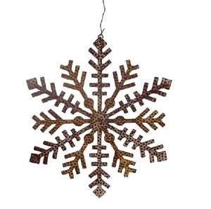 Ornements suspendus de style unique Décoration de Noël en forme de coeur Décoration de coeur en métal en étain pour la fête du festival - Product Image 4