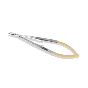 Punta TC de carburo de tungsteno Implante Dental quirúrgico de acero inoxidable Portaagujas Castroviejo 14cm TC recto/Curvo - Product Image 1