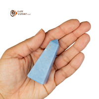 El mejor trabajo artesanal de piedra de obelisco de celestita peruana Natural 100% para la relajación del amor y el regalo de Good Energy Vibe de Perú