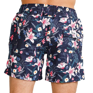 Shorts de Playa Casuales para Hombre, con Cordón, Cintura Alta, Ecológicos, de Secado Rápido, Poliéster, Diseño Personalizado, Logotipo Personalizado, OEM - Product Image 4
