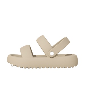 Sandales d'été tendance respirantes pour femmes, à double sens, semelles épaisses antidérapantes, bout ouvert, fermeture à enfiler pour la plage - Product Image 1