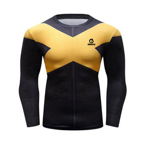 Ropa Deportiva Anti-UV Transpirable Antibacteriana de Poliéster/Nailon para Hombre, Camisetas de Manga Larga Profesionales para Todas las Temporadas - Product Image 1