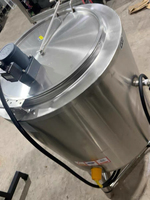 Pasteurisateur automatique de lait et de yaourt 300L, cuve de production en acier inoxydable avec refroidissement et chauffage