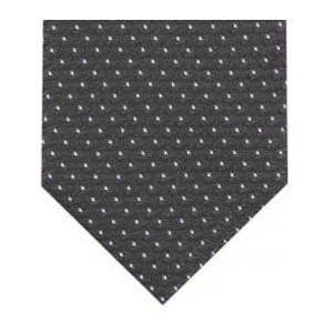 Cravatta geometrica stampata slim da uomo Alfani in nero - Product Image 2