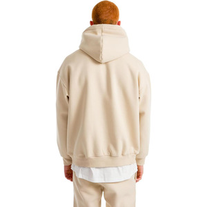 2025มีฮู้ดผ้าฟลีซสำหรับผู้ชายผ้าโพลีเอสเตอร์ผสมผ้าฟลีซเทอร์รี่มีฮู้ดพิมพ์ลายสกรีนโลโก้ปัก - Product Image 4