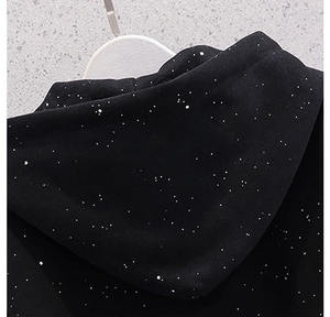 2025 Winter Jogger <b>Hoodie</b> <b>Gym</b> Workout Women Crew Neck Sweatshirt Custom Embroidered Front Logo - Product Image 3