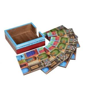 Fancy Design Square Wooden Coaster Premium Quality Table Decorative Coasters and Mats Home Kitchen Decor Coaster for Hot Sale - Product Image 6