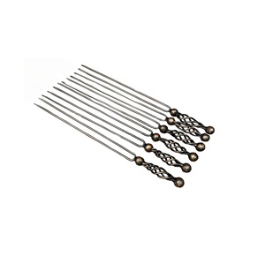 New Design Metal Skewers Premium Look with New Look for <b>BBQ</b> Stick Type Tools Made From Steel Wholesale Rate - Product Image 6