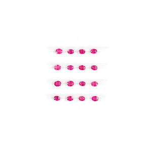 Rubis naturels de Bangkok, ovales calibrés 3x4mm 4x5mm, qualité supérieure, pierre précieuse en cristal rouge rose, taille ovale, traitement thermique, personnalisable - Product Image 2