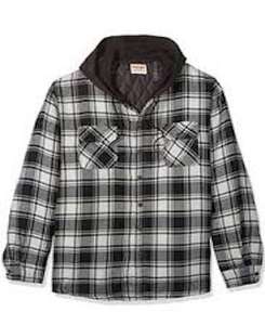<b>Men</b> Shirt <b>Flannel</b> Hooded <b>Jackets</b> Sleeve Oulited Lined <b>Flannel</b> Shirt for <b>Mens</b> Custom Printed 220 Gsm Oem Fabric From India - Product Image 1