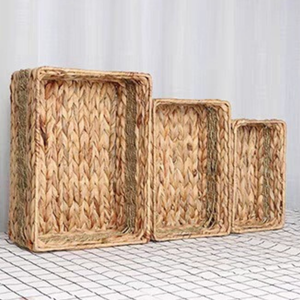 Sustainable Handmade Water Hyacinth Basket Manufacturer Decorative Eco Friendly Durable Lightweight from Vietnam - Product Image 5