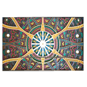 Paneles MDF colgantes de pared de madera tallados con láser multicapa para decoración de pared del hogar patrón Vertical para decoración elegante - Product Image 1