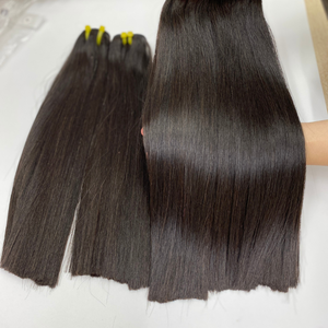 Extensiones de cabello humano al por mayor de color natural sin procesar de pelo crudo liso de hueso vietnamita de Hairvietnam - Product Image 1