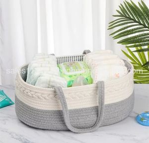 Organizador de almacenamiento de pañales para bebé, cesta de almacenamiento de pañales para guardería, equipaje y bolsas para niños - Product Image 4