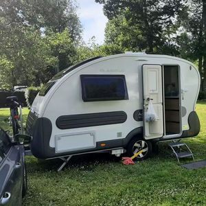 Lightweight Multifunctional Teardrop Mini Off-Road Camper Trailer 4x4 Ready <b>for</b> Export <b>for</b> 4 People Small Travel Trailers - Product Image 1