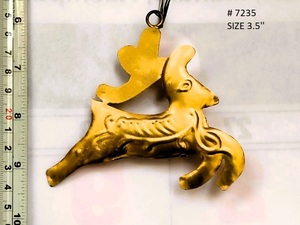 Árbol de Navidad de hierro de forma redonda Kalavastu, decoración colgante de 3 pulgadas, decoración festiva de habitación para celebraciones navideñas - Product Image 4