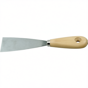 Spatule ovale plate en bois poli de 20 mm de large pour pinceaux à peinture - Product Image 2