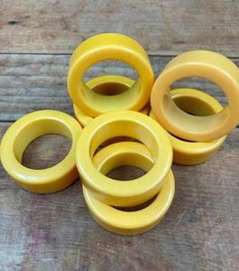 ห่วงรัดผ้าเช็ดปากทำจากไม้ที่ทนทานและเป็นมิตรต่อสิ่งแวดล้อมมีสไตล์อเมริกันขัดเงาสวยงามสำหรับงานปาร์ตี้เพื่อความงามที่บ้านรับประทานอาหาร - Product Image 1