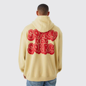 Sweat-shirts à capuche unisexes pour hommes de haute qualité, décontractés, solides, pour l'hiver, streetwear, logo personnalisé, 100% coton, écologiques - Product Image 2