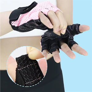 Exercices d'haltérophilie Vente en gros Fitness Training Gym Palm Protect Gants d'entraînement respirants pour demi-doigt - Product Image 5