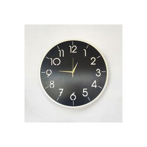 50cm Simple <b>Black</b> Wooden Wall <b>Clock</b> Silent Gift with Number Display - Product Image 5