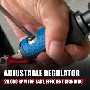 Lematec <b>Mini</b> Pneumatic Air Die <b>Grinder</b> 1/4 In 90 Degree Head Variable Speed For Metal Grinding Polishing DIY Industrial Use - Product Image 6