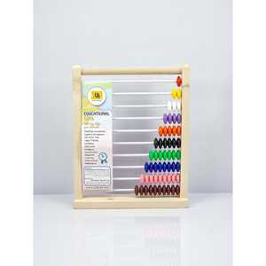 Ábaco de Madera, Juguete Educativo para Niños de Preescolar y Jardín de Infancia, para Enseñar Matemáticas y Números - Product Image 1